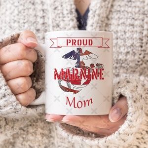 Proud Marine Mom Mug